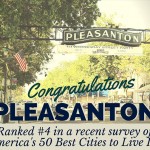 Pleasanton, California ranked number 4