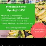 Pleasanton Stores Opening SOON!